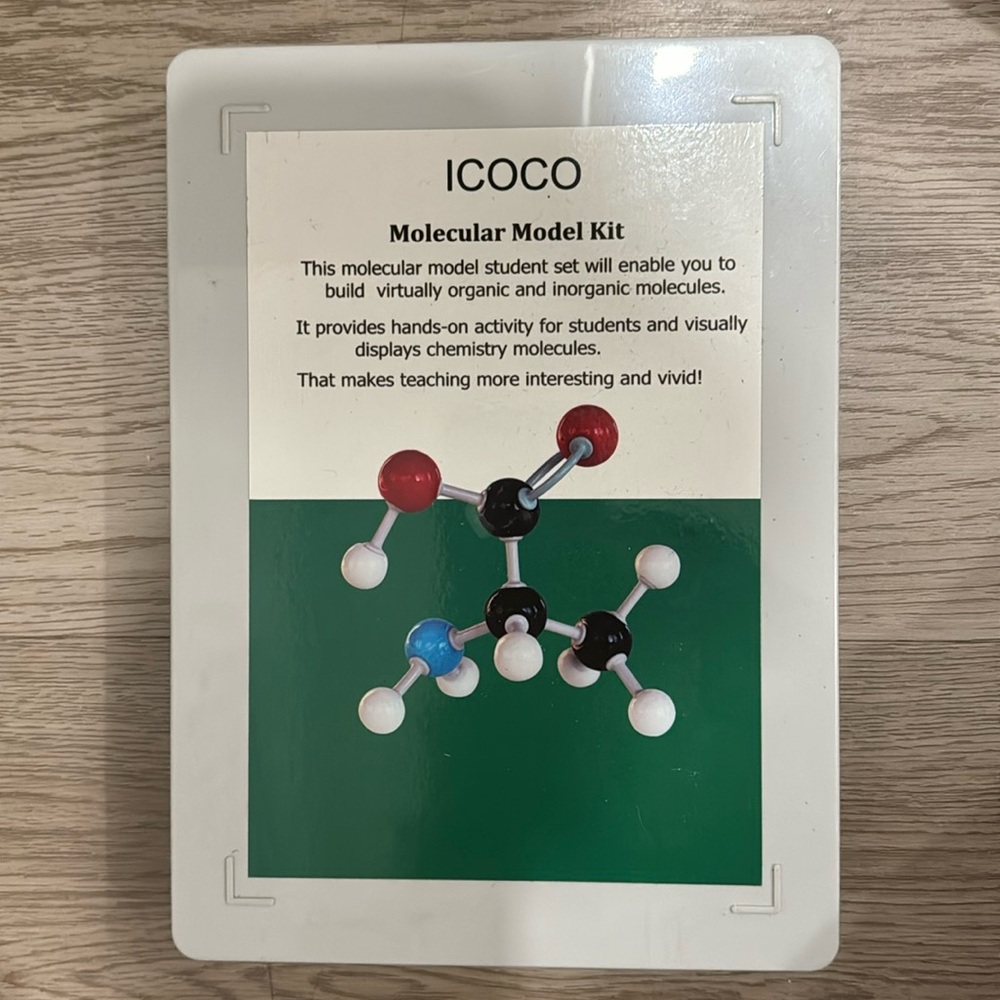 Molecular Model Kit for Organic and Inorganic Chemsitry